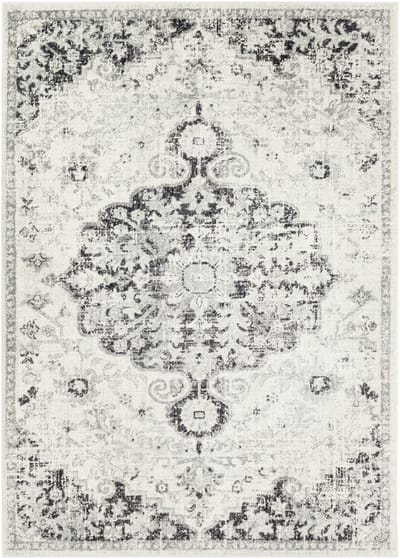 SURYA - LOU Vintage Oosters Zwart Tapijt