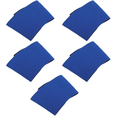 5PCS Manchon de Tasse à Café Réutilisable Fermeture Boucle Néoprène Isolé Manchon de Tasse pour Boissons Glacées et Chaudes Boissons Bleu bleu
