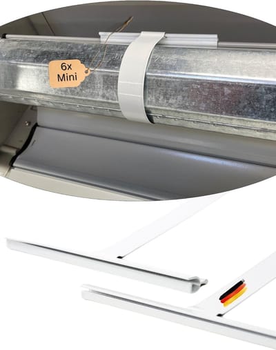 Rolluik Ophangveren - Veer Bevestiging - Rolluik Reparatie - Set van 6 stuks - 15 cm - Wit