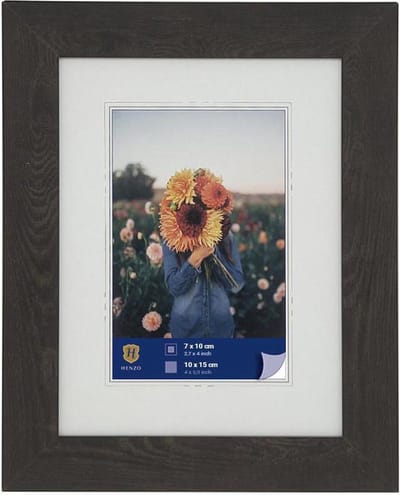 Fotolijst - Henzo - Dahlia - Fotomaat 10x15 cm - Donkerbruin