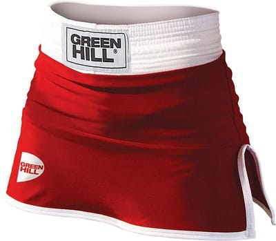 Green Hill Dames Boksrok Donna Rood (Beschikbaar in verschillende maten)
