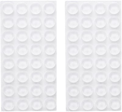 Transparante zelfklevende rubberen bumperpads, 64 stuks, 12 x 4 mm, siliconen bufferpads voor kastdeuren en meubels