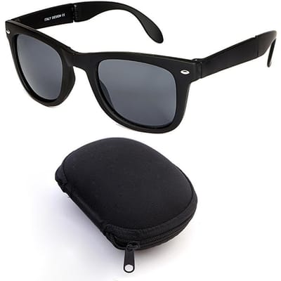 UV400 Opvouwbare Zonnebril voor Dames Heren Modetrend Buiten Zonnebril Optische Bril Goggles met Doos Brillen As picture shown gray