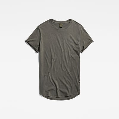 relaxed fit t-shirt van puur katoen model 'Lash washed'