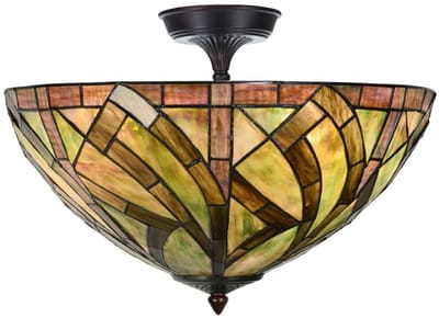 Tiffany Plafonnière Verlengd Willow - Art Deco Trade