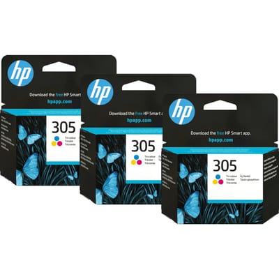 HP 305 Cartridge Kleur (3 stuks)