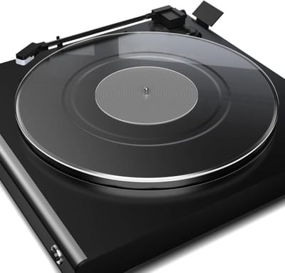 Acryl Platenspelerschotel van 12 Inch, Antistatische Slipmat voor Draaitafel met Ruisonderdrukking