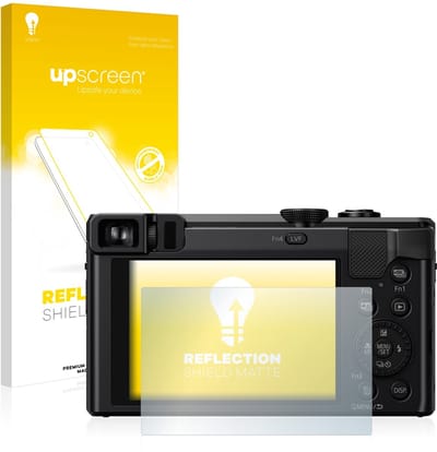 upscreen - Screenprotector voor Panasonic Lumix DMC-TZ81 - Folie Beschermfolie anti glare matte