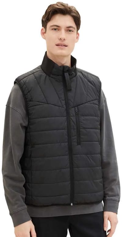 Tom Tailor Light Weight Vest Zwart M Man