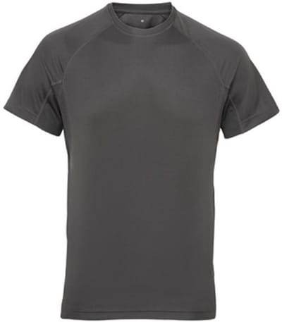 TriDri - Panelled Tech T-Shirt - Charcoal maat S