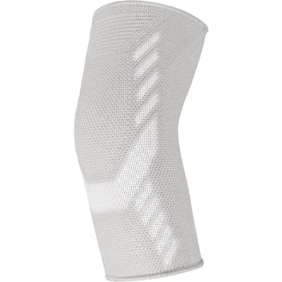 Loogdeel Elastische Elleboogsteun Pad Zweetabsorberend voor Basketbal Volleybal Tennis Sport Armmouw Steun S gray