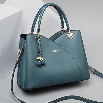 Handtas Herfst en Winter Nieuwe Schoudertas Ins Dames Niche High-end Schoudertas Echte Leer Dames Tas gray