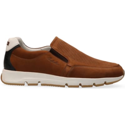 Australian Eagle Instappers cognac Nubuck - Maat 44