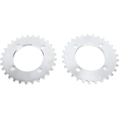 2 stuks 420 29T Tandwiel Staal 29 Tanden Achtertandwiel voor Motorfiets ATV Offroad Voertuig white