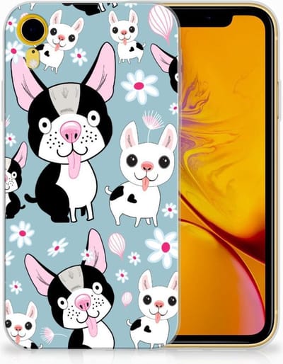 Apple iPhone Xr TPU Hoesje Hondjes