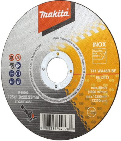 Makita D-65969 - THIN CUT-OFF WHEEL 125x22.23 - 1 pcs.