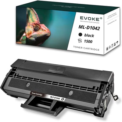 Evoke Compatibele Toner voor Samsung Mlt-D1042S Mltd1042S 1042S Zwart 1500 Pagina's Ml-1660 Scx-3200 Ml-1665 Ml-1670
