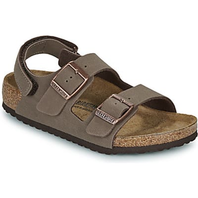 Platte sandalen BIRKENSTOCK Milano AS Kids BFBC Mocca