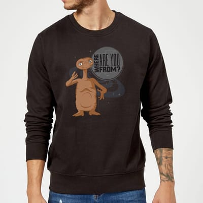 E.T. Where Are You From Trui - Zwart - S