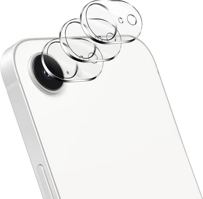 Casemania Camera Lens Glas Geschikt voor Apple iPhone 16e - 3 Stuks - 3x Gehard Glas Camera Lens Protector - Camera Bescherming