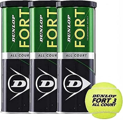 Tennisballen - Sportballen - Wedstrijd spelen - All Court - 9 stuks - Geel
