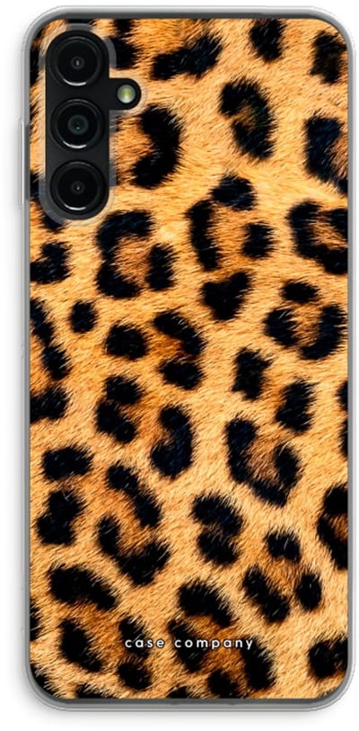 Case Company® - Hoesje geschikt voor Samsung Galaxy A14 hoesje - Luipaard - Soft Cover Telefoonhoesje - Bescherming aan alle Kanten en Schermrand