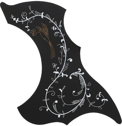 Dailygoods- Pickguard 2 Stuks - Zelfklevend - Krasbestendig - Decoratie - Geschikt voor 41 Inch Gitaar - Duurzaam oppervlak - Gitaarbescherming
