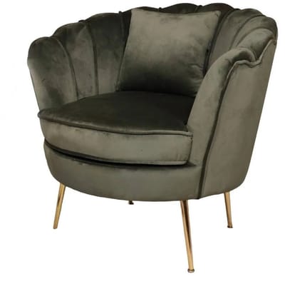 Fauteuil zitbank 1 persoons Belle donkergroen bankje