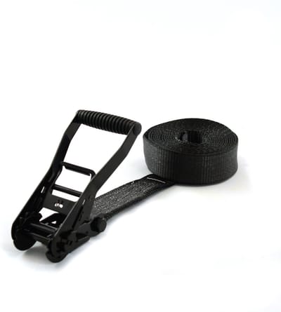 Heavy Duty Spanband (Sjorband) 5T – 8m x 50mm – Zwart