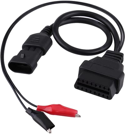 Dailygoody - OBD2 Adapter Kabel 3-Pin naar 16-Pin voor Fiat Lancia Alfa Romeo