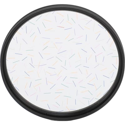 Filtre Étoile Coloré 77mm Verre Optique Étoile Éclat Effets Spéciaux Flare d'Objectif Anamorphique