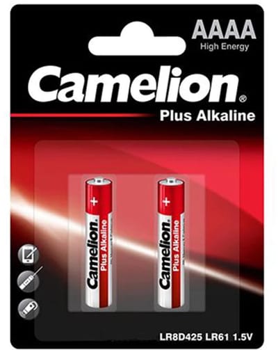 Camelion Plus Alkaline AAAA Batterijen – 1.5V – 2 stuks
