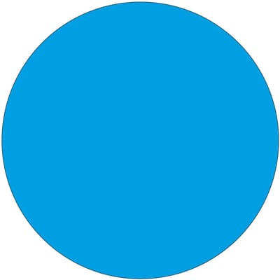 Rond lichtblauw bord | gecoat dibond materiaal | 10 cm