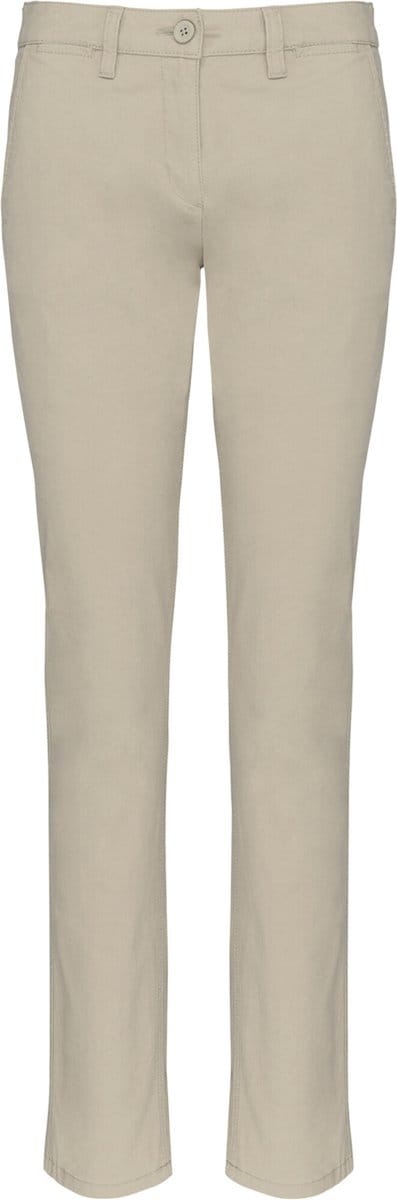 Kariban Dameschinobroek K741 - Beige - 46 NL (48 FR)