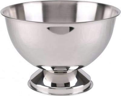Naturn Living™ Champagneschaal | ø 34 x 22 cm | Champagne en wijn koeler | RVS | Zilver