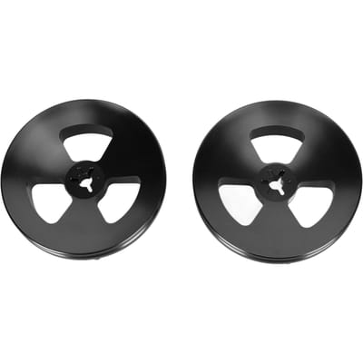 1 Paar 14 Inch NAB Hub Optische As Adapter Aluminium Gepolijste Basis Spoel-naar-Spoel Tape Opener voor zwart