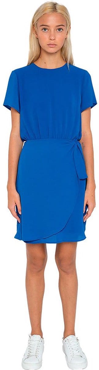 Pepe Jeans Midori Korte Mouwen Korte Jurk Blauw XL Vrouw