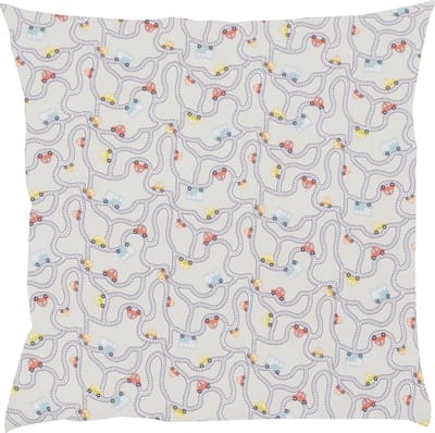 BINK Bedding Sierkussen Traffic Grey  50 x 50 incl vulling