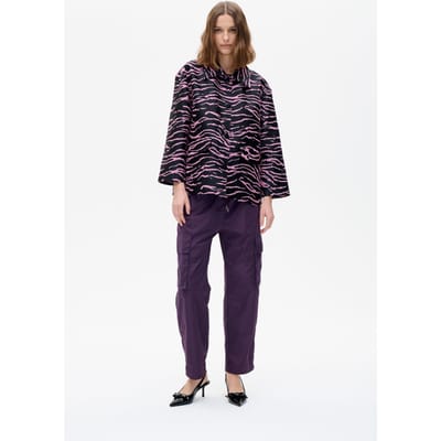 Baum und Pferdgarten Betina Jacket Mauve Orchid Zebra Maat: 34 | Korte Jassen Outlet | Dames | Zwart