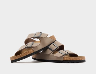 Birkenstock Arizona Slippers en Sandalen Heren - Grijs - Maat 41 - Nubuck