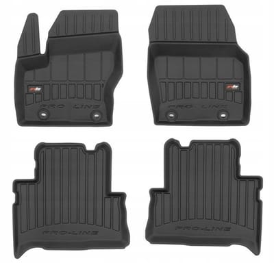 Frogum No.77 - Automatten 3D - Geschikt voor Ford C-Max I (2003-2010) - Afstand stoppers 25,5cm - Hoge rand 6cm
