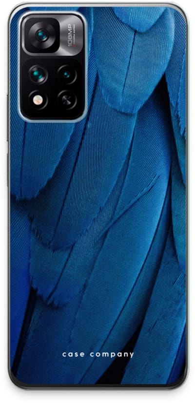 Case Company® - Hoesje geschikt voor Xiaomi 11i hoesje - Pauw - Soft Cover Telefoonhoesje - Bescherming aan alle Kanten en Schermrand