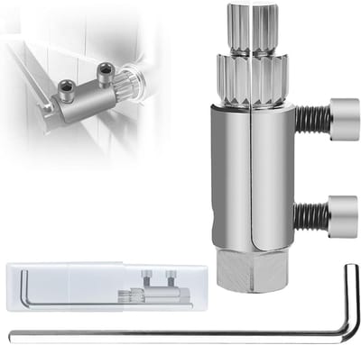 Set van Schroefdraaiers voor Beschadigde Schroeven en Breekbare Buizen, Draadverwijderaar van 45 Staal, Verstelbaar voor 1/2" en 3/4", Ideaal voor Ventielreparatie en Doe-Het-Zelf Klussen