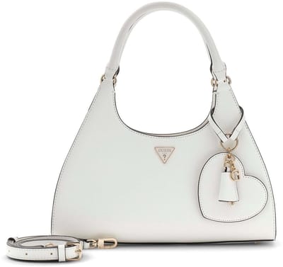 GUESS handtas schoudertas Isobel Girlfriend Carryall White wit