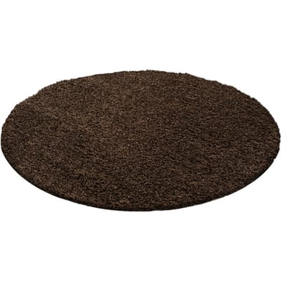 Muratap Basic rond shaggy vloerkleed hoogpolig- 200 cm rond