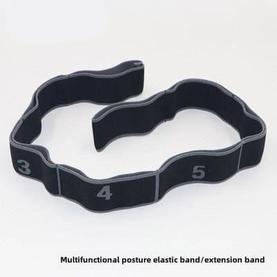 Multi-Stage Yoga Stretch Band Latijnse Dans Stretch Band Corrigeer Houding 8 Ruiten Elastische Band Digitale Band Pose Band
