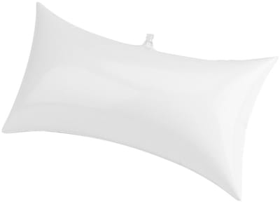Dailygoods- Badkuipkussen Antislip - Opblaasbaar Nekkussen - Zuignap - Wafelpatroon Stof - Lichtgewicht - Sneldrogend - Badkussen