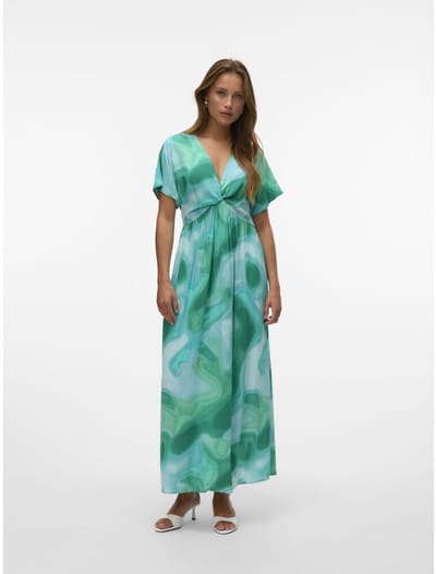 VERO MODA - VMVADE S/S V-NECK ANKLE DRESS WVN LCS - Dames - Maxi jurken
