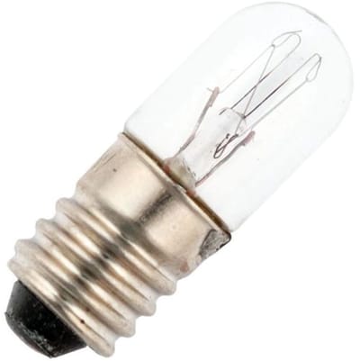 Signaallamp E10 130V 2.6W - 20 mAh - Per stuk - T10 Gloeilamp Ø10mm - 28mm - 2500K - Dimbaar