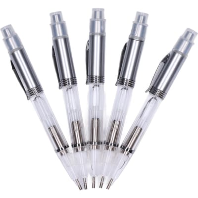 5 STUKS Strass Schilderpen LED Licht Transparante Schacht Comfortabele Grip Strass Schilderij white